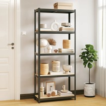 vidaXL 5-Layer Storage Shelf Anthracite Steel&amp;Engineered Wood - €113,61 EUR