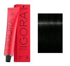 Schwarzkopf IGORA ROYAL Hair Color - 1-0 Black Natural - $19.18