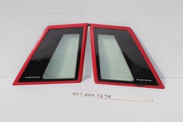87-93 Ford Mustang Fox Body Foxbody Coupe Rear 1/4 Glass Set L&R