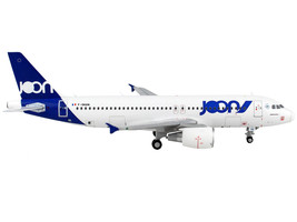 Airbus A320 Commercial Aircraft Joon White w Blue Tail 1/400 Diecast Model Airpl - £41.00 GBP