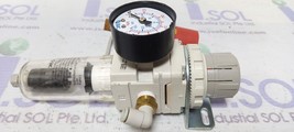SMC AW20-02C-A filter regulator W/ VHS20-02A Hand Valve Assembly Semicon... - $523.65