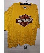 Mens 2011 Harley Davidson Fort Benning Columbus GA Yellow T SHirt 3XL? M... - £22.41 GBP