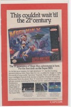 MEGA-MAN X Original Trimmed Video Game Paperback Advertisement - £9.29 GBP