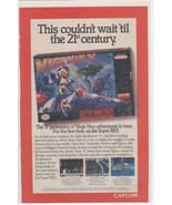 MEGA-MAN X Original Trimmed Video Game Paperback Advertisement - $16.21 CAD
