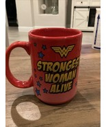 WONDER WOMAN Strongest Woman Alive Coffee Mug Cup 18 Oz DC Comics Zak De... - $17.33