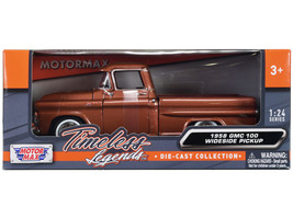 1958 GMC 100 Wideside Pickup Truck Brown Metallic &quot;Timeless Legends&quot; Ser... - £34.14 GBP