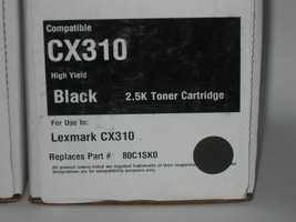 Black Toner Alternative To Lexmark CX310Dn CX310N CX410DE CX410 Dte CX410E CX510 - £31.25 GBP