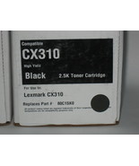 Black Toner Alternative To Lexmark CX310Dn CX310N CX410DE CX410 DTE CX41... - £31.41 GBP