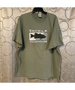 Tackle Warehouse Logo Green 2XL Short Sleeve DS T-Shirt  Fishing Angling... - £10.66 GBP