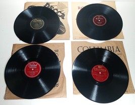 (4) 1940s Records 78 RPM Hoosier Hot Shots Merle Travis Hank Johnny Bond Country - £15.46 GBP