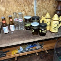 Lot of 5 Vintage Salt &amp; Pepper Shaker Sets. Beer Steins And Bottles - £23.97 GBP
