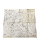 1965 Mammoth Map Inyo Forest Area California Map By US Department Of Agr... - £14.11 GBP