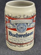 Vintage Anheuser Busch Budweiser Label Stein Beer Ceramarte Mug  - £11.84 GBP