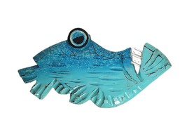 WorldBazzar LG Wall Hanging Piranha Angler NAIL BITER FISH Nautical Contemporary - $34.59