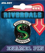 Riverdale TV Series South Side Serpents Logo Thick Metal Enamel Pin Arch... - $7.84