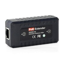 Poe Extender Ethernet Repeater 1 Port 10/100Mbps, Ieee802.3Af For Securi... - £28.43 GBP