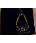 Rebecca Minkoff Pave Chain Link &amp; Rubber Bracelet  $118 NEW - $32.92 CAD