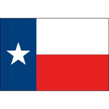 Texas Flag On Stick 4&quot; x 6&quot; - £13.79 GBP