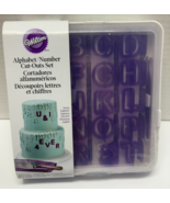 Wilton Cake Decorating Alphabet Number Cut Outs Stencil Set NEW - $185.07 MXN