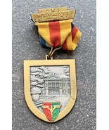 1980 Vintage Collectible German Medal 6th CMJ Internation March Baden Baden - $252.06 MXN