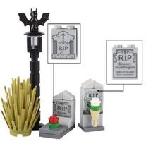 Halloween Scene Gifts Mini Bricks Toys For Kids Cemetery Tombstone Pumpk... - £6.20 GBP