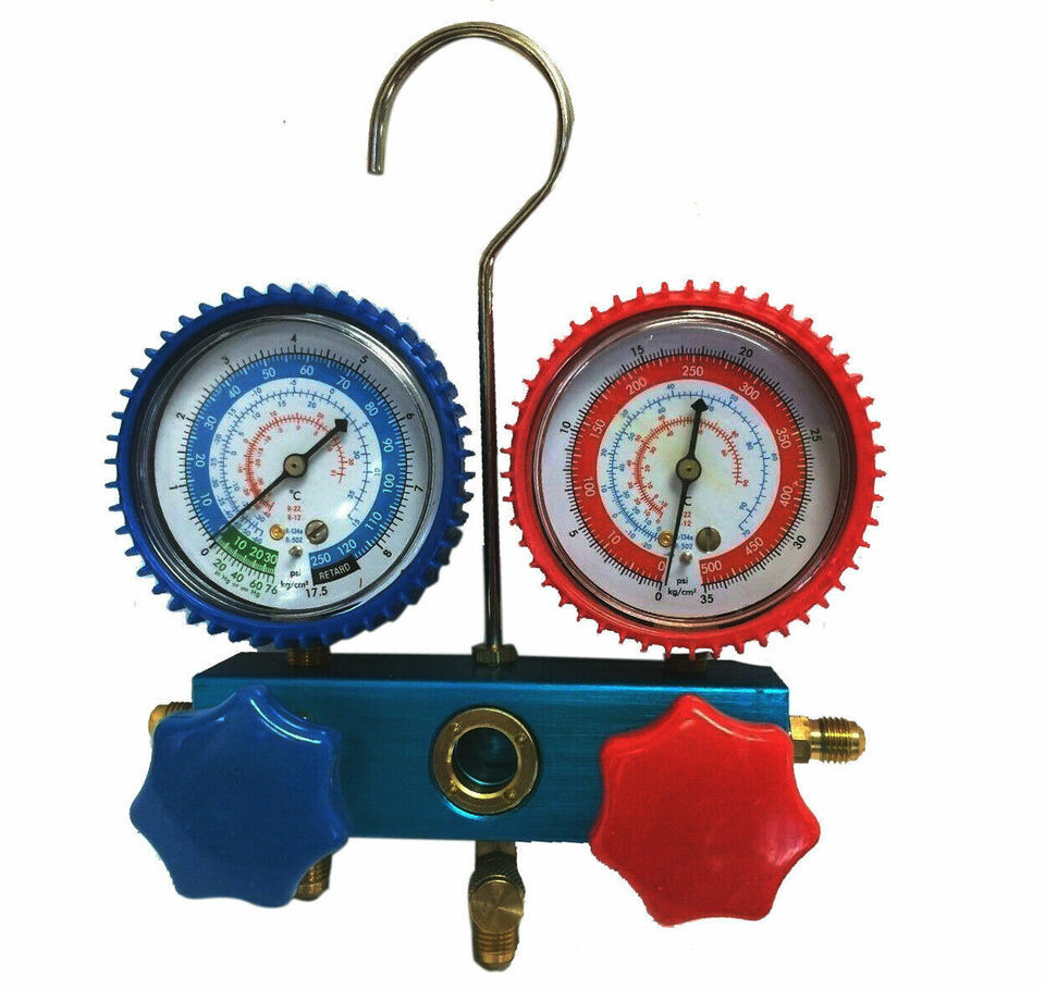 Diagnostic R134a R12 R22 AC Air Conditioner Manifold Gauge Aluminum Valve - $23.36