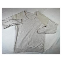 Athleta Sweatshirt Womens Medium White Ivory Activewear Crewneck Pullove... - £14.88 GBP