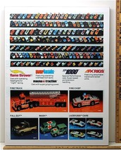 1983 Aurora Afx Ho Slot Car Art Work Mans Room Fire Engine Framed Advertising A+ - £79.94 GBP