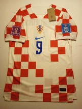 Andrej Kramaric Croatia 2022 World Cup Qatar Match Slim White Home Soccer Jersey - £69.42 GBP