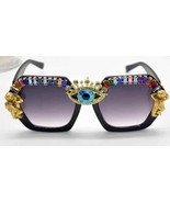 Customize Unisex Multi-Color Diamond Eye Sunglass Design - $38.00