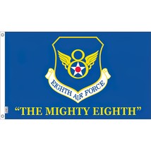 8th Air Force Flag The Mighty Eighth with Grommets 3ft x 5ft - £11.81 GBP