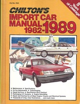 Chilton&#39;s Import Car Manual 1982-59 Manual HB-Part No. 7836-8 years of coverage - £27.70 GBP