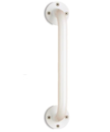 Wall Grab Bar Support Size: 12&quot;, Finish: Ivory #8012PC-R Heavy Duty Steel - $15.84