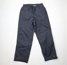 Vintage Nike Mens XL Travis Scott Mini Swoosh Lined Wide Leg Pants Blue Nylon - £54.17 GBP