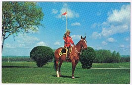 Postcard RCMP Royal Canadian Mounted Police Mountie On Horse - £2.12 GBP