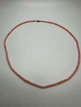 Vintage 20” Faux Coral Necklace - £9.46 GBP