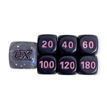 Paldean Fates Pokemon Collectible Damage Dice: Navy and Grey - $4.90