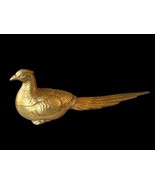 Beautiful Gilt Art Deco Decorative Ceramic Gold Pheasant Bird - $203.10 CAD