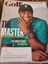 Golf digest magazine #4 2020, tiger&#39;s 5th masters  - £13.47 GBP