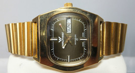 Vintage 1970&#39;s Waltham Selfwinding Swiss Made 17 Jewel Automatic Goldton... - $257.13