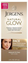 Jergens Natural Glow Daily Facial Moisturizer SPF 20, Medium To Tan, 2 Oz - £13.55 GBP