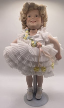 Baby Take A Bow 10&quot; Doll Shirley Temple Movie Classic Danbury Mint Box C... - £20.56 GBP