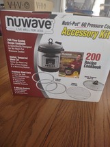 NuWave  Nutri-pot 6Q Pressure Cooker Accessory Kit Recipe with 200 Recipe Book - £35.81 GBP