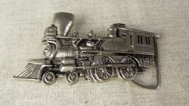 Vintage 1978 Baron Buckle, Solid Brass Locomotive Belt Buckle. - $583.33 MXN