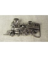 Vintage 1978 Baron Buckle, Solid Brass Locomotive Belt Buckle. - $583.33 MXN