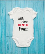 Little Sister Brother Personalized Baby Bodysuit - £8.66 GBP