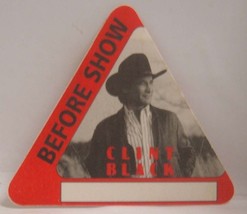 CLINT BLACK - VINTAGE ORIGINAL CLOTH TOUR CONCERT BACKSTAGE PASS - €8,61 EUR