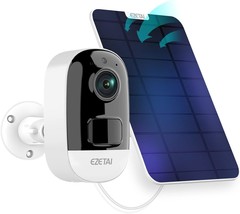 Security Cameras Outdoor Wireless WiFi Battery Solar Camera for Home Sec... - £57.00 GBP
