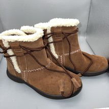 Brown Suede Canyon River Blues Short Boots Tassel Ties Sz 5 1/2 - £17.24 GBP