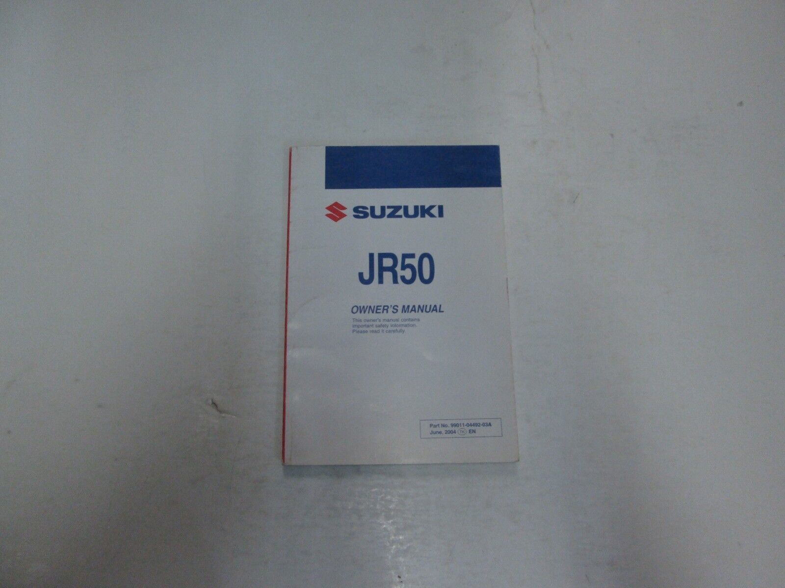 2005 Suzuki JR50 Jr 50 Opérateurs Propriétaires Manuel - $54.58